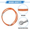 X AUTOHAUX Motorcycle 68.9" 0.39" Hydraulic Brake Hose Line Pipeline,