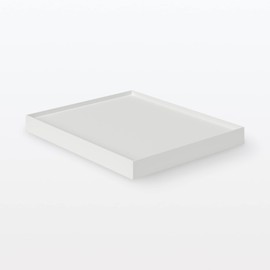 MUJI 02553135 Polypropylene File Box Standard Caster Lid for Width 9.8 inches (25 cm), White Gray
