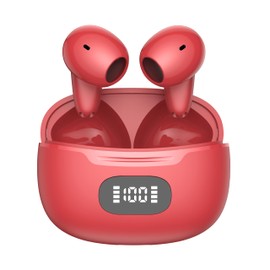 Wireless Earphones, Bluetooth Earphones, 2024 Newest Bluetooth Earphones, EDR+Bluetooth 5.3, Carnauba Type, Automatic Pairing, Instant Connection, Hands-free Calling, Built-in Microphone, Touch