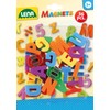 Lena 65745 Magnet Großbuchstaben, ca. 3 cm, 36 Stück, Mehrfarbig,