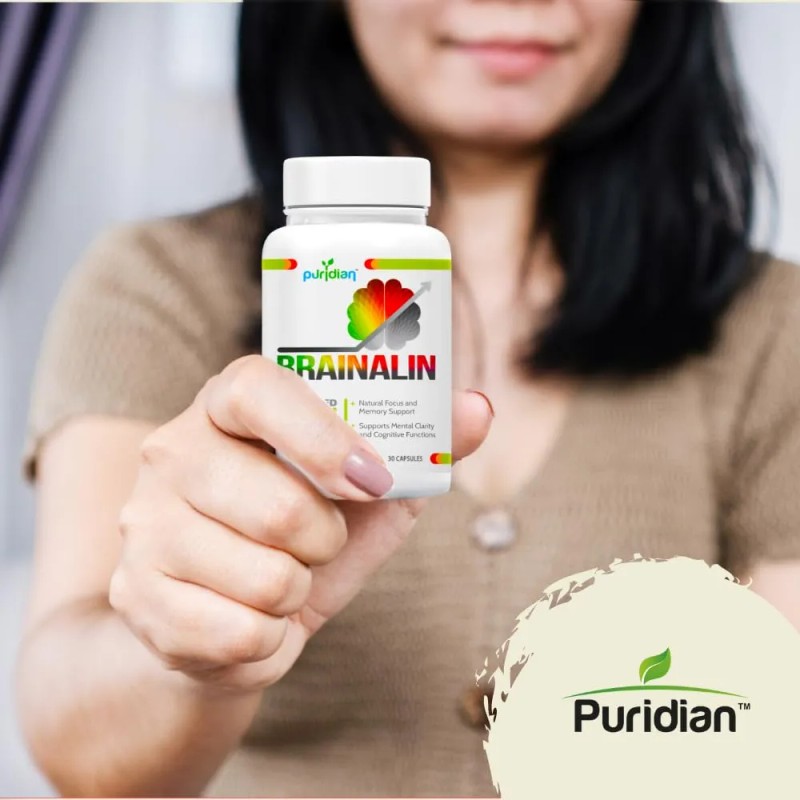 Puridian Brainalin Nootrópico Natural Para Memoria Y Enfoque