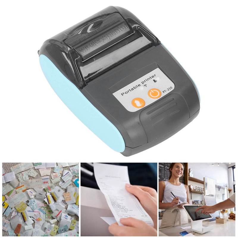 58mm Wireless Bluetooth Receipt Thermal Printer Portable Receipt Printer for