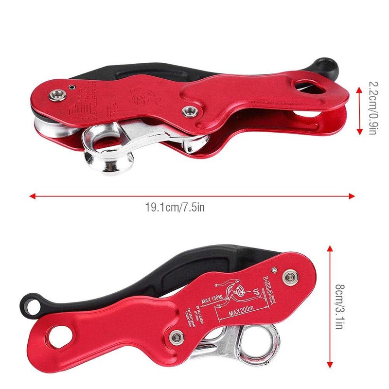 Descender Rappelling Descender Self Braking Descender High Strength Durable 10-12mm