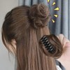 Volume up ponytail clip-on wig (KYR-WEAB0FD) Select 3 Dark Brown / 볼륨 업 똥머리 집게 부분 가발 (KYR-WEAB0FD) 선택3 다크 브라운