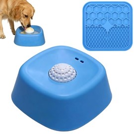 Cuenco Lamer Perro con Bola + Licking Mat para Perro