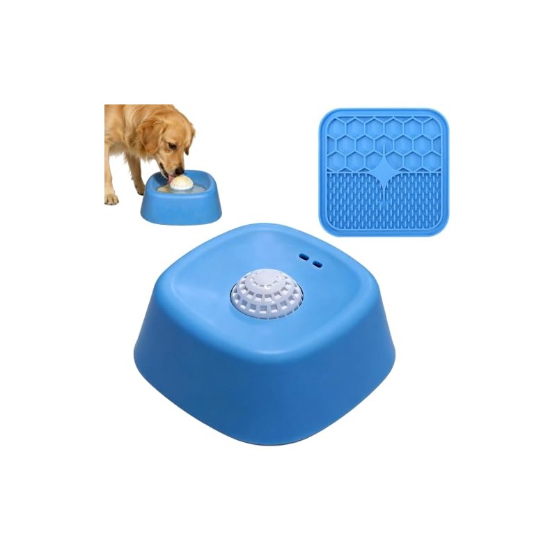 Cuenco Lamer Perro con Bola + Licking Mat para Perro