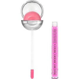 Essence My Heart Beats Discoball Lip Duo Lip Gloss, No. 01, Pink, Nourishing, Glossy, Translucent, Vegan, Paraben-Free, Nanoparticles Free, Gluten-Free, Pack of 1 (9 g)