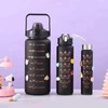Generic 2L Leak Proof Gym Drinking Bottle With Straw For