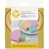 Wilton 2308-1203 Nesting Metal Cookie Cutter Set, Multi-Colour, Pack of