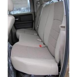 Durafit Seat Covers D1314, Exact Fit for 2011-2019 Ram 1500-3500 Quad Cab Rear 40/60 Split Back and Bottom Bench Seat Made in DRT Waterproof Camo Endura