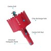 HAPPOW 40mm Sizes Hole Saw Cutter Set,for Drilling Wood, Aluminum,