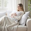 MIULEE 18x18 Pillows Inserts Pack of 4, Down Alternative Virgin