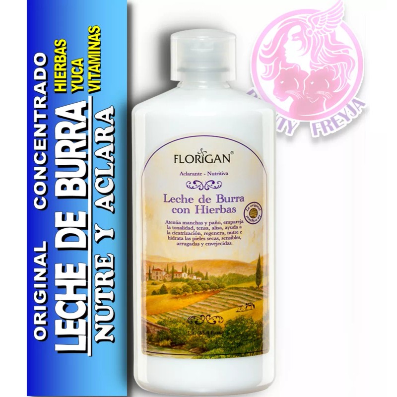 Florigan Crema Leche De Burra + Ginseng Aclarante Nutre Florigan