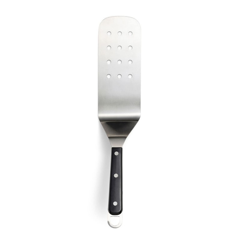 Fox Run Griddle Spatula Slotted, Stainless Steel, Silver, 14.76 x