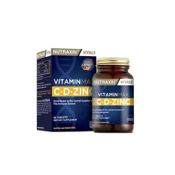 Nutraxin Vitamin Max C-D-Zinc 60 Tablet