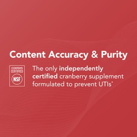 Theralogix TheraCran One Cranberry Capsules - 90-Day Supply - Supplement for Men & Women - to Support Urinary Tract Health* - 36mg Soluble PACs per Capsule - NSF Certified, 90 Count (Pack of 1)