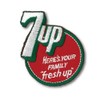 アイロンワッペン【7UP】 セブンアップ ロゴワッペン