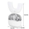Ultrasonic U Shaped Toothbrushes For Adults High Frequency Vibration Soft