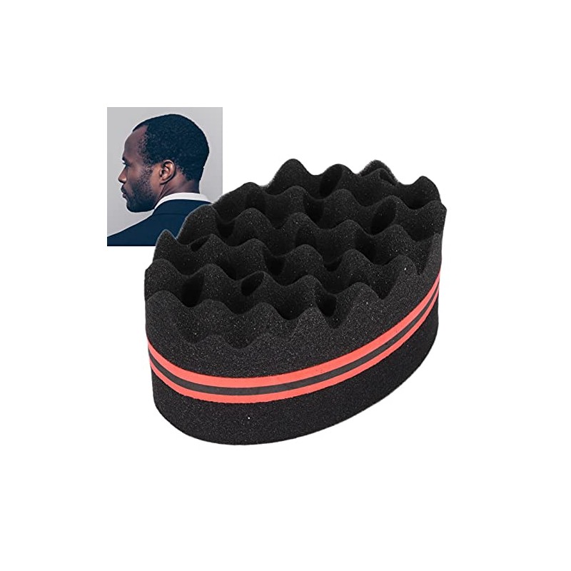 Cepillo de Esponja para Cabello Rizado, Herramienta de Peinado Afro