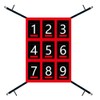 Waterproof Adjustable Baseball Strike Zone Target Net,Numbered Pitching Target,27.56x19.29in Numbered