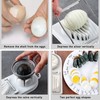 jiuzcare Egg Slicer 2 in 1 Egg Cutting Tool Metal