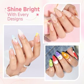 3D Sculpting Gel - 15g Rhinestone Glue Pegamento para Uñas Profesional 3D Nail Art Gel UV LED para Esculturas de Uñas Diseño de Manicura DIY Casa