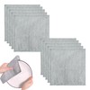 BoAn Multipurpose Wire Dishwashing Rags,Double Layer Metal Wire Dishcloth,Reusable Dish