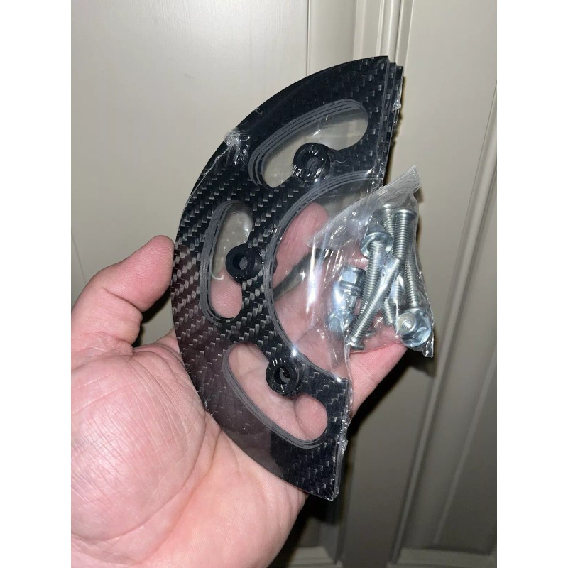 NSEW Carbon Fiber Racing Kart Sprocket Gear Guard 206 KA