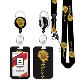 Heavy Duty ID Badge Holder with Retractable Badge Reel Clip, Breakaway Lanyards, Vertical ID Card Holder for Nurses, Doctors, Teachers, Women, Men - Cool Soccer