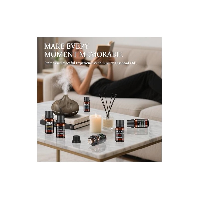 Hotel Collection Luxury Scent for Diffuser Oils Set Inspired by