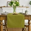 Artoid Mode Green Table Runner, Washable Kitchen Dining Table Decoration,