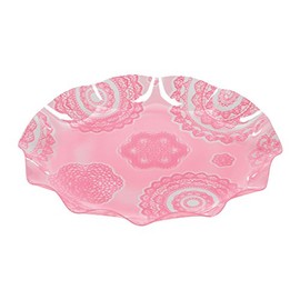 Pearl Metal D-1152 Arrangement Deco PET Round Plate L Lace