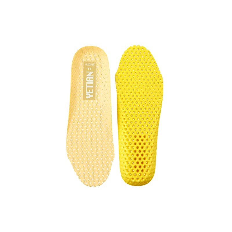Yeten N96 Men's Insole, Antibacterial Breathable Insole, yellow