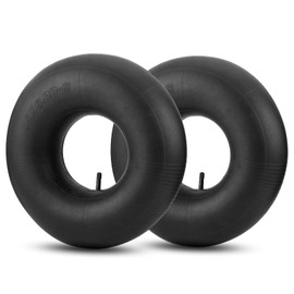 15x6.00-6" Replacement Tire Inner Tubes, 2 Pack Heavy Duty 15x600-6 Inner Tube with TR-13 Straight Valve Stem for Lawn Mowers, Yard Tractors, ATVs, Wheelbarrows, Go Karts, Golf Carts, Hand Trucks