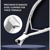 Harry's supplies Wide-Jaw Nail Clippers - Precision Japanese Stainless Steel