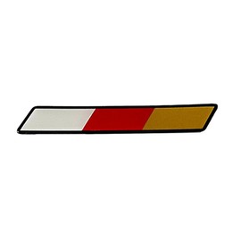 MUGEN/90000-YZ8-302B MUGEN TRICOLOR POTTING Emblem Part Number: 90000-YZ8-302B