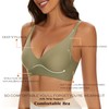 Ronronner Women's Bra, Comfort Bra, Removable Padded Bra, Seamless Full