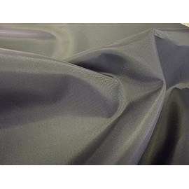Waterproof 4oz Nylon Fabric Material PU Coated - School Grey, 1Mtr - 150cmx100cm