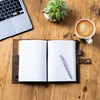 moonster Leather Journal Refillable Notebook – Vintage Handmade Leather Bound