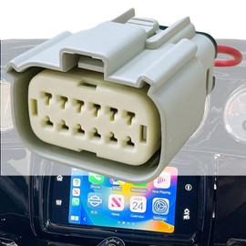 Autokemat CarPlay Jumper Compatible with for Harley 2019 2020 2021 2022 2023 Road Glide or Street Glide with Boom GTS Radio Carplay