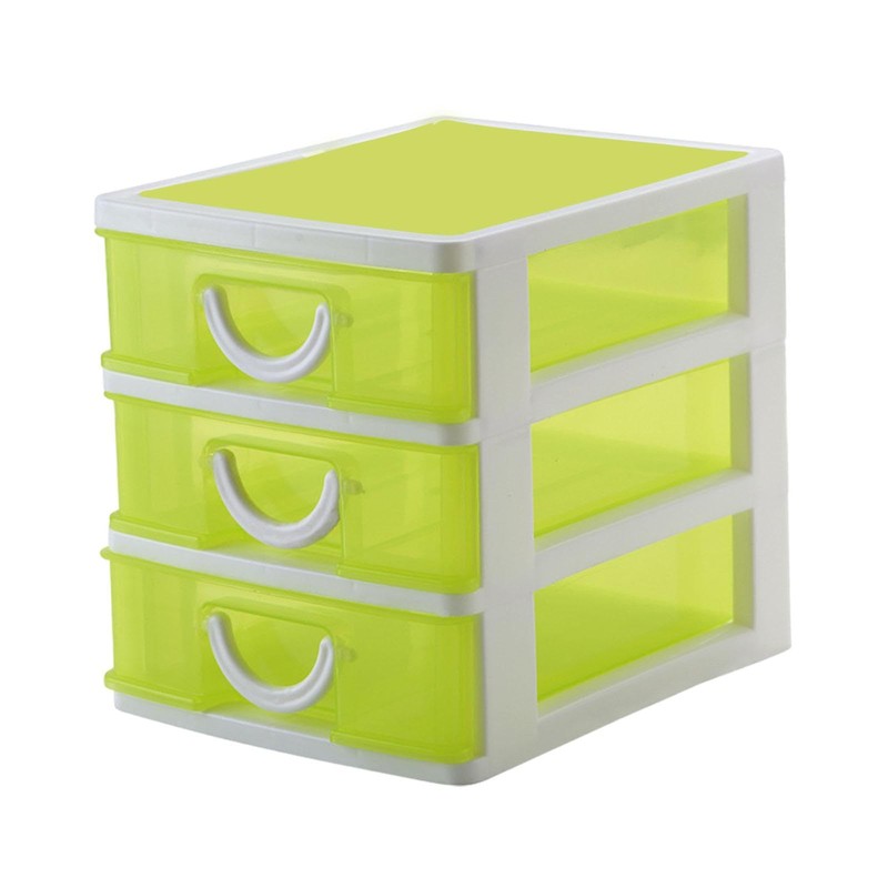 Folpus Sundries Vanity Organizer 3 Drawers Storage Organizer Home Dressing