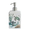 CHOOLD Ceramic Sea Turtle and Sea Grass Dispenser with Plastic