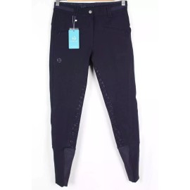 Halter Ego Women's Full Seat Breeches Megan Equastrian Navy Blue - 38in.