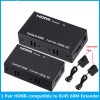 Unbranded 60M Extender RJ45 HDMI Network Extender 1080P Transmitter Receiver