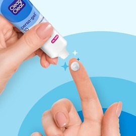Clean & Clear Persa-Gel 10 Tratamiento para manchas de acné, 1 onza líquida | Topical Pimple Cream, Oil-Free, Maximum Strength 10% Benzoyl Peroxide, V