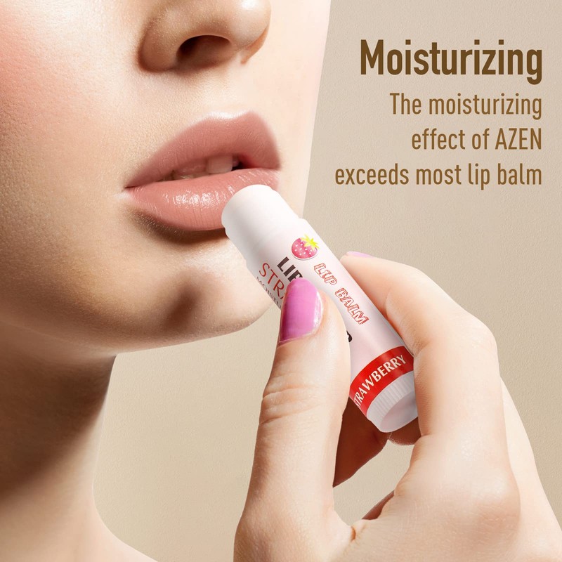 AZEN 200 Pack Lip Balm, Natural Lip Balm Bulk, Lip