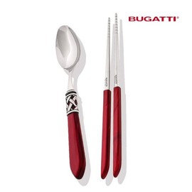 Casa Bugatti Aladdin Cutlery Bordeaux 2-Piece Set / 까사부가티 알라딘 커트러리 보르도 한식기세트2P