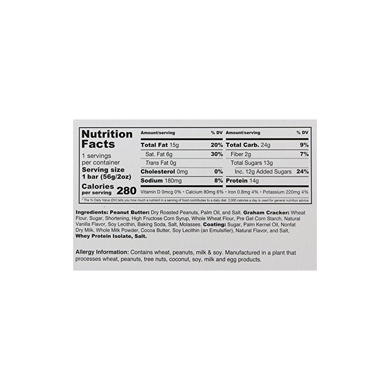 Muscle Foods Muscle Sandwich, Peanut Butter Vanilla, 12-Count Net wt.2.0
