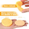 50 Compressed Facial Sponges, Esponja para Lavar la Cara, Esponjas