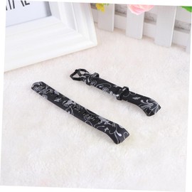 Sosoport Replacement TPU Strap for Bracelet Black Wristband Comfortable Stylish Design Easy to Use Buckle Replacement Accessory for Fitness Bands